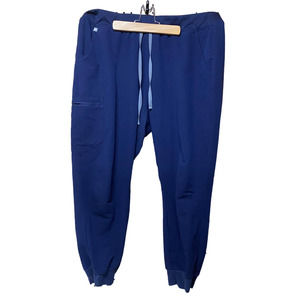 Figs Navy Blue Wide Leg Pants